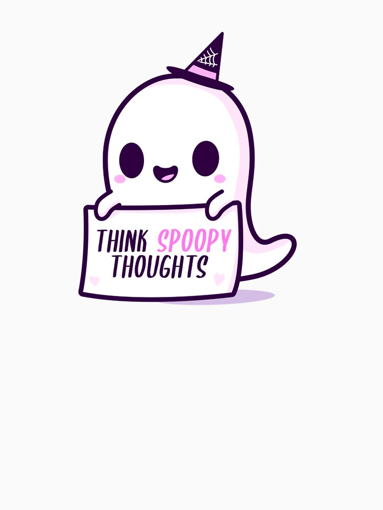 Positive kawaii ghost by lazybonesshop