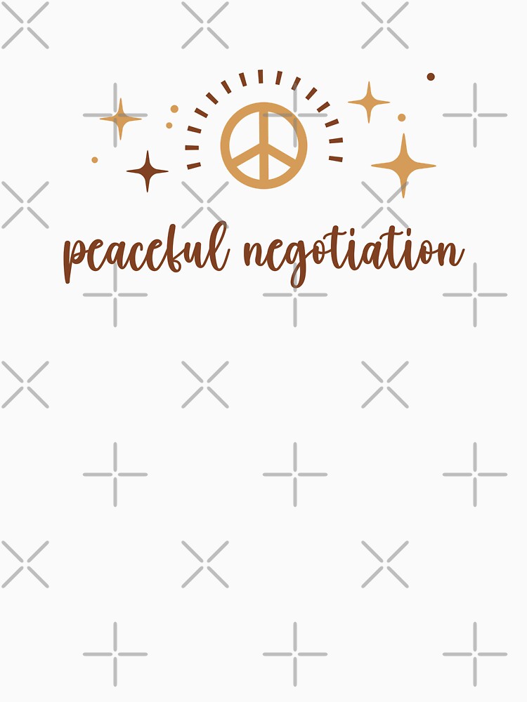Peaceful Negotiation Peace Building Positive Sentence by FemiBiutti