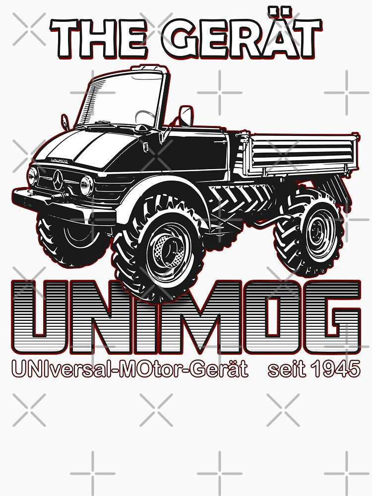 THE GREAT UNIMOG (UNIversal-MOtor-Gerät) - on black by Groenendijk