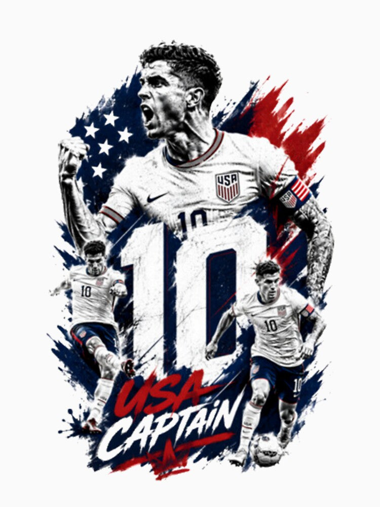 Potrait - Christian Pulisic USA Captain Collage by Phillipsalexan