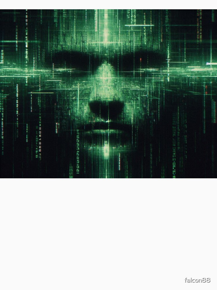 falcon88 Matrix Glitch Art by Imaginarium of Chaos falcon88