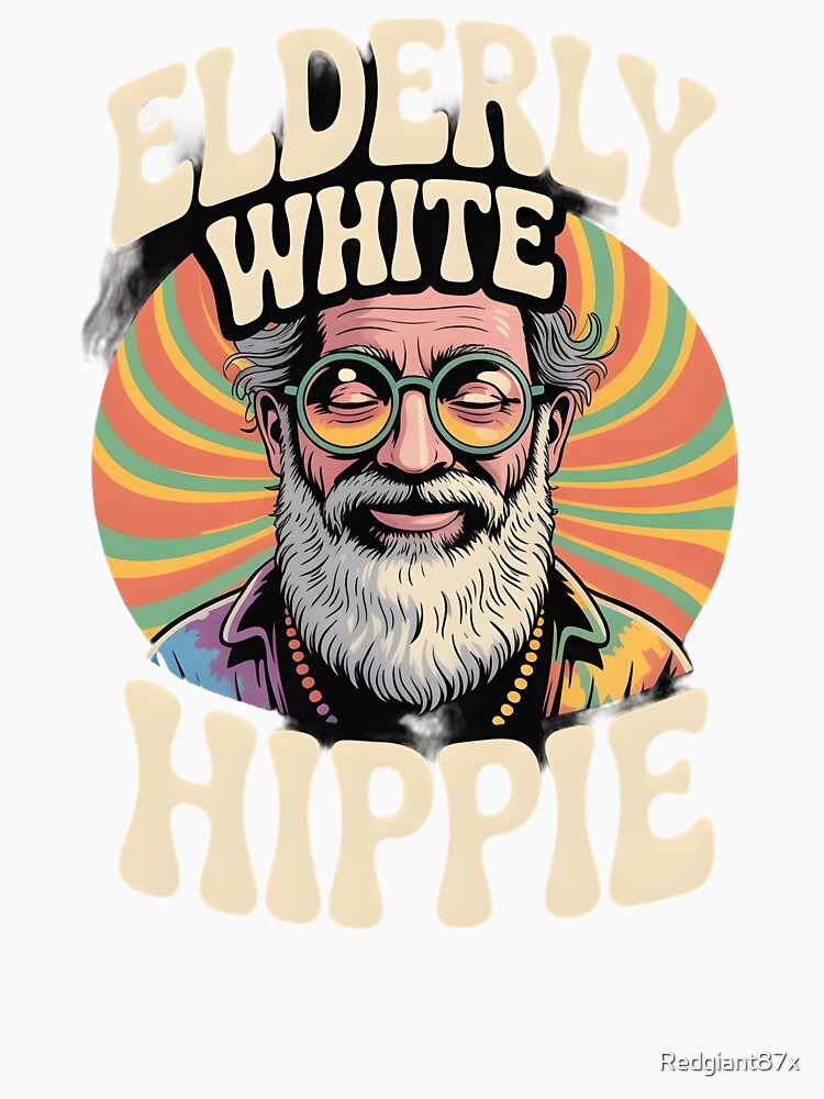 Elderly White Hippie by Redgiant87x