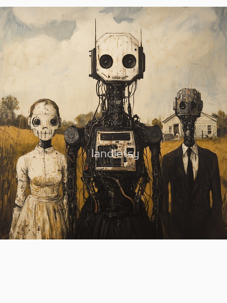 American Gothic: Robotic Dystopia by landletsy