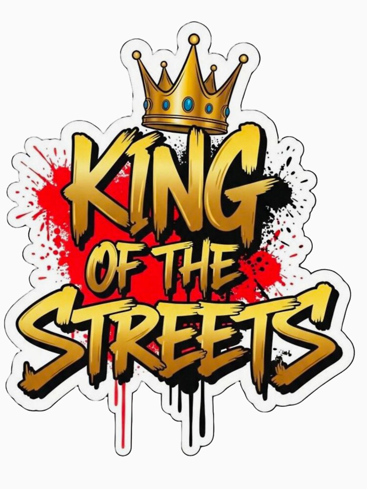 King of the Streets - Urban Streetwear Graphic T-Shirt by GraphicoGear