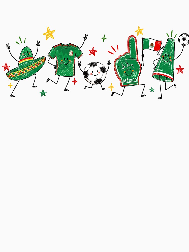 Mexico Soccer Funny Futbol Funny Fiesta Fan Design by kienoy