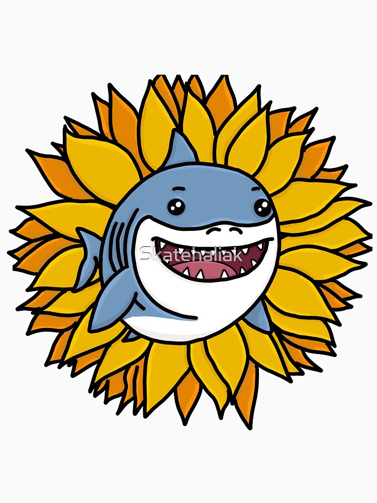 Sunflower shark by Skatehaliak