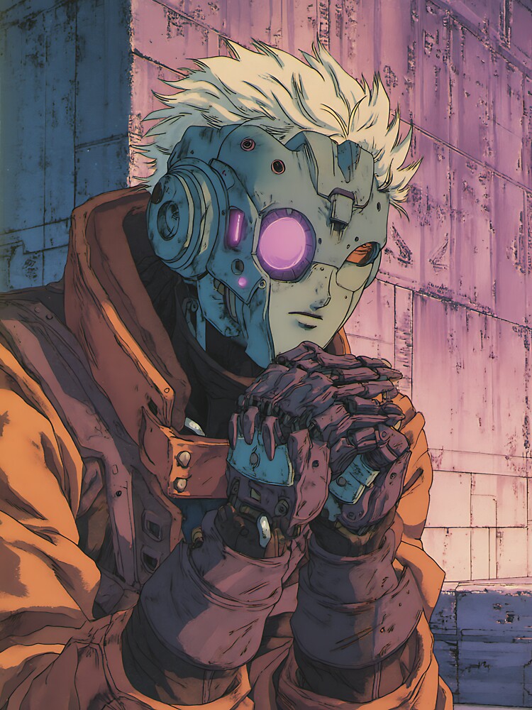 Classic Cyberpunk Anime Art by bapupa