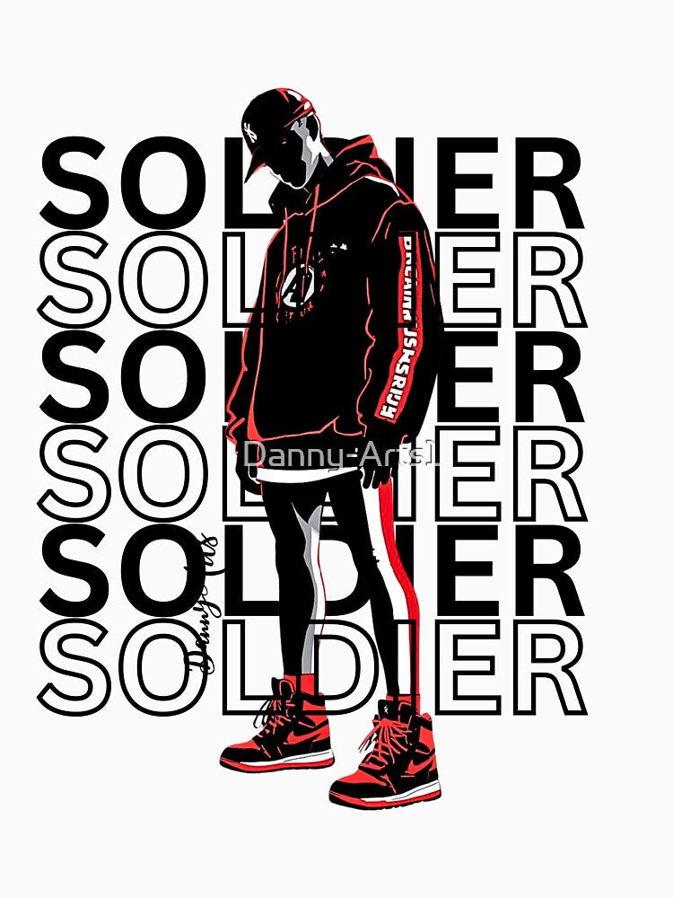 Urban Streetwear Silhouette – Modern Hip Hop Fashion Aesthetic by Danny-Arts1