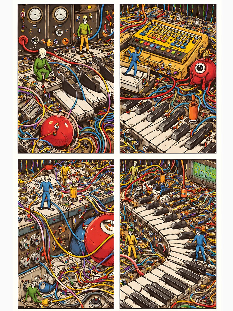 The Machine Never Sleeps by Matinez Pink