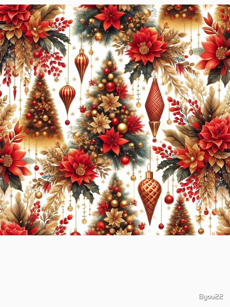 Wave of Trees Holiday pettern by Byou22