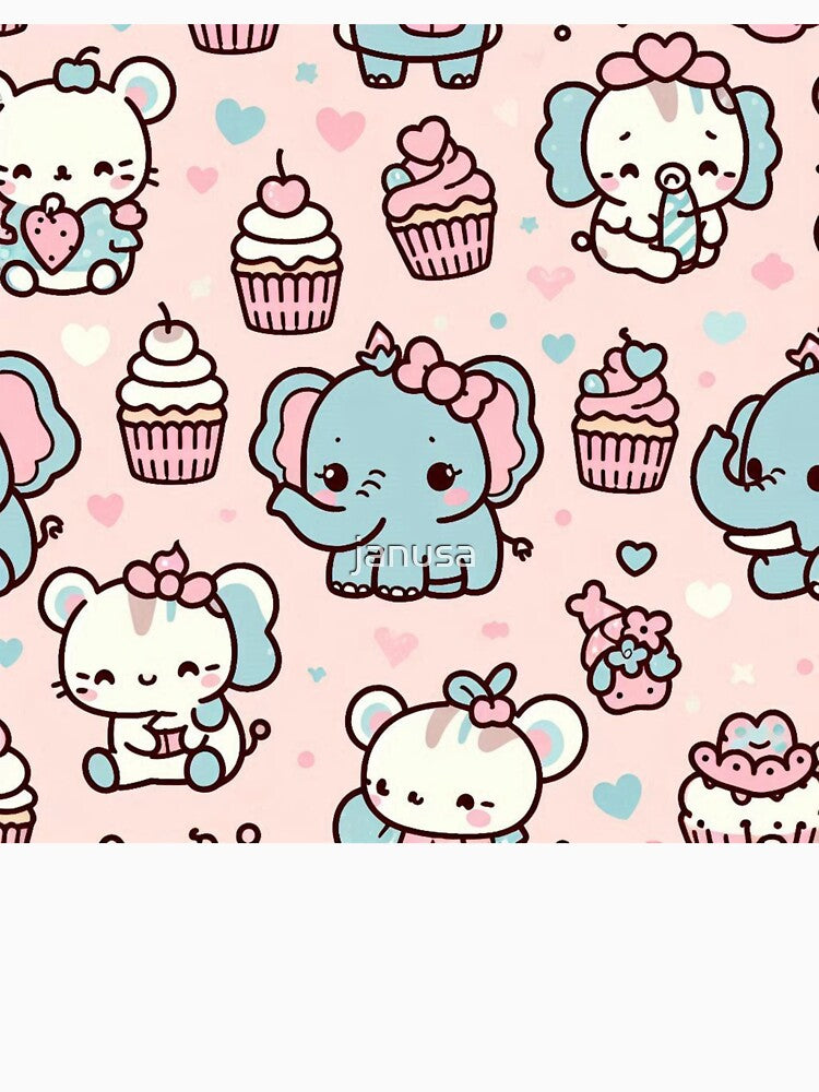 Pastel Kawaii Vibes – Cute Animal Design by janusa