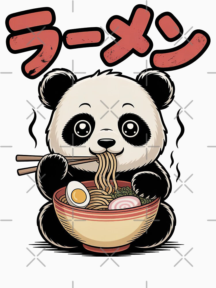 Cute Kawaii Panda, Ramen Bowl by graphic-genie