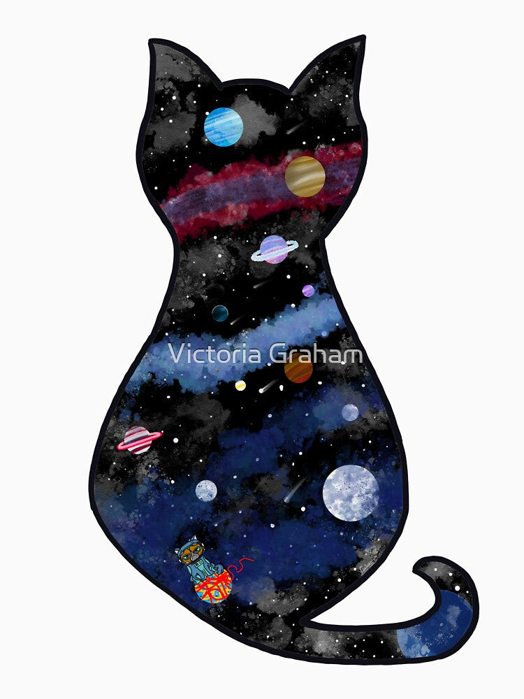Galaxy Cat by Victoria Graham