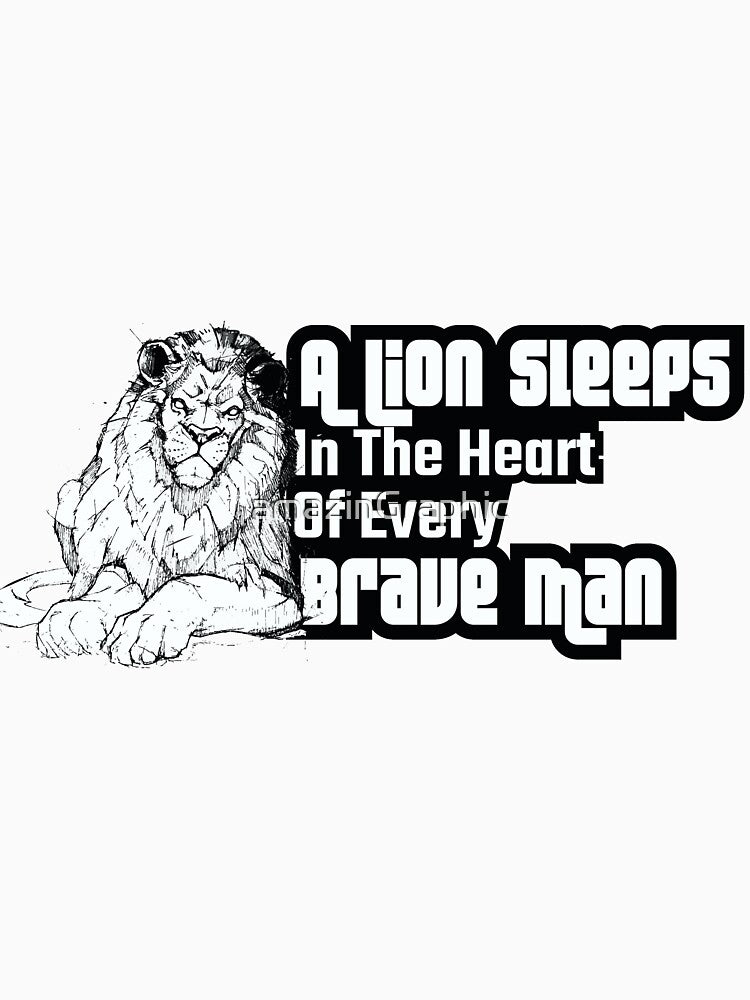 Lion Tshirt - Motivational Tshirt - Tee Motivation by amazinGraphic