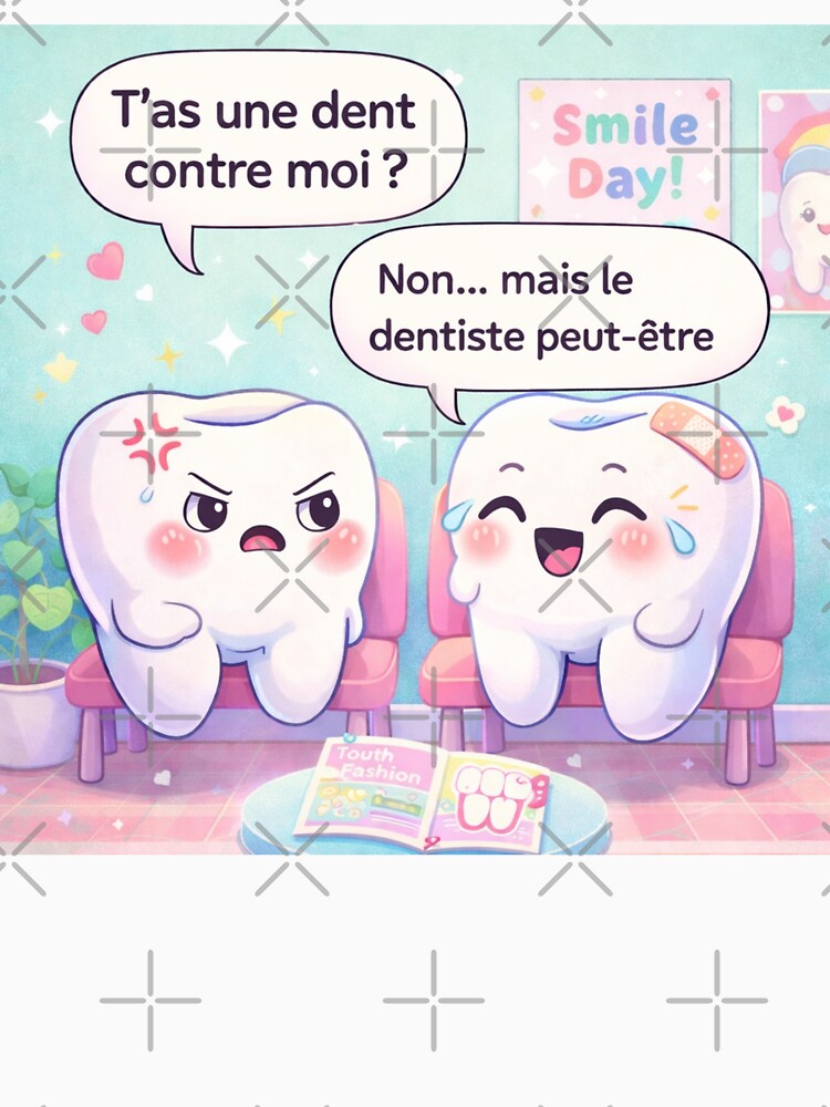 Kawaii Dentist Humor by Sweet Honey Studio