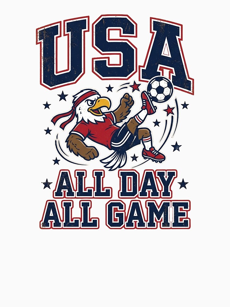 USA All Day All Game Soccer World Cup 2026 Eagle by PlushFutura