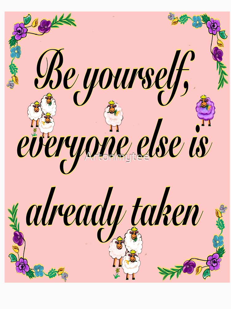 Self love - Inspirational motivational quote affirmation by Artonmytee