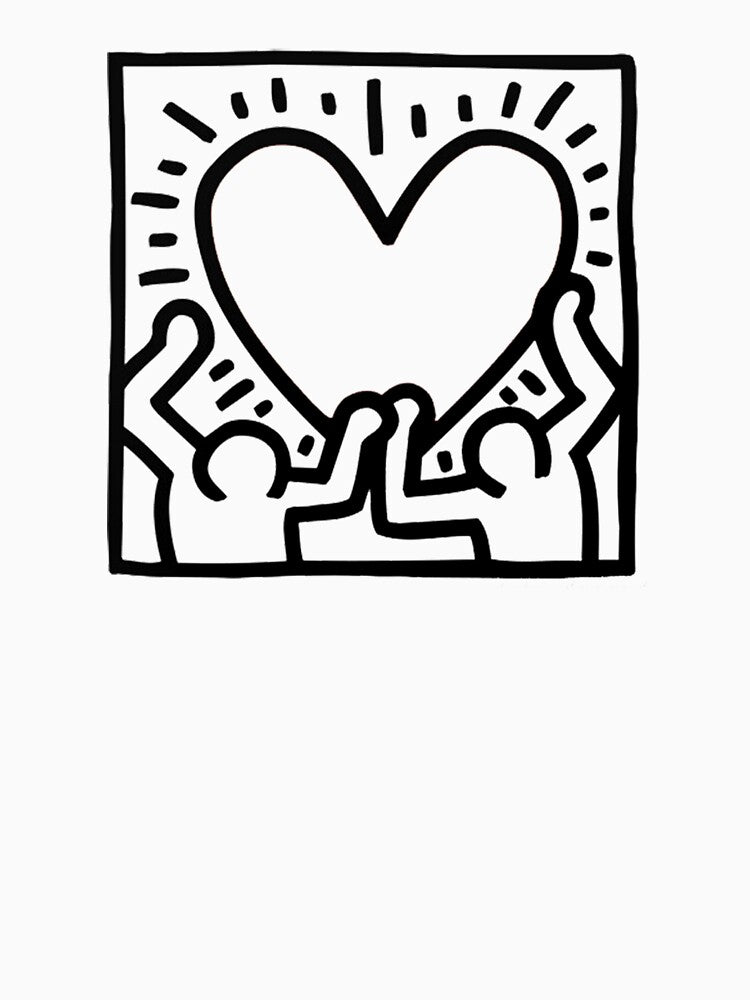 keith box haring logo by BrooklynLeannon
