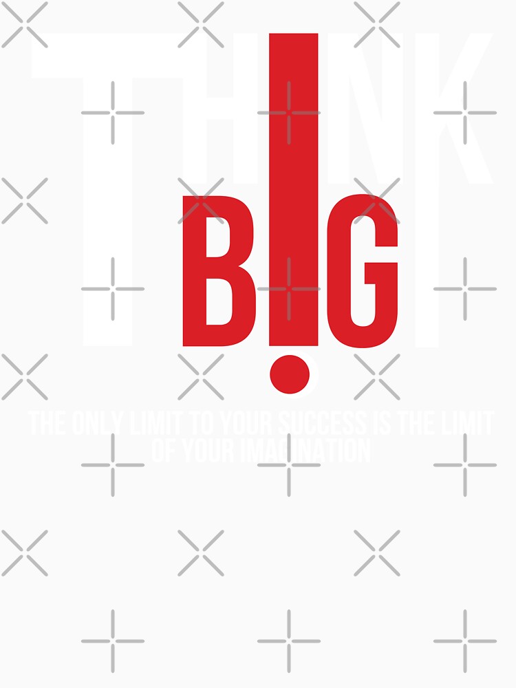 Think Big Minimalist Quote Text by BaliChili