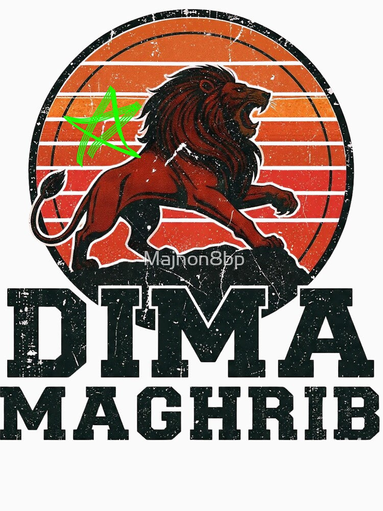 Atlas Lion Dima Maghrib Morocco Soccer by Majnon8bp