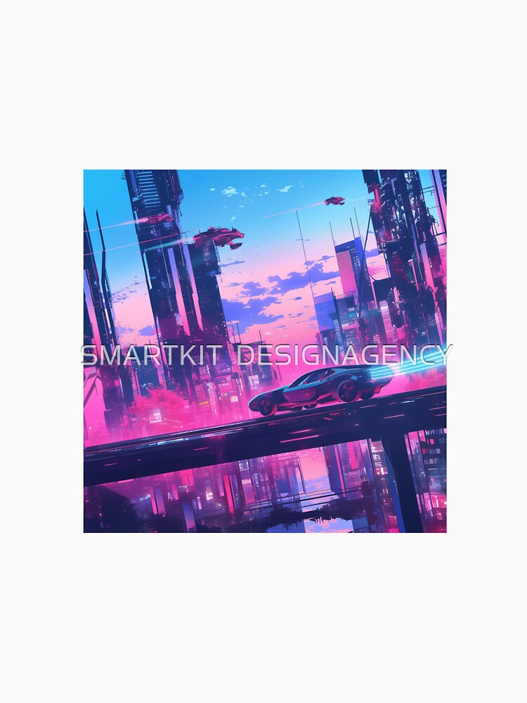 Cyberpunk 2077 city view by SMARTKIT  DESIGNAGENCY