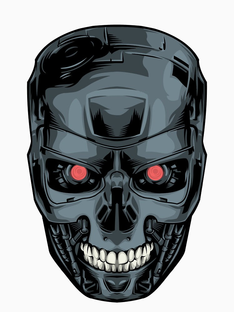 Terminator Skull by S-M-C-A