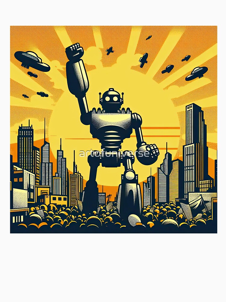 Robot Pop Art Style by artofuniverse