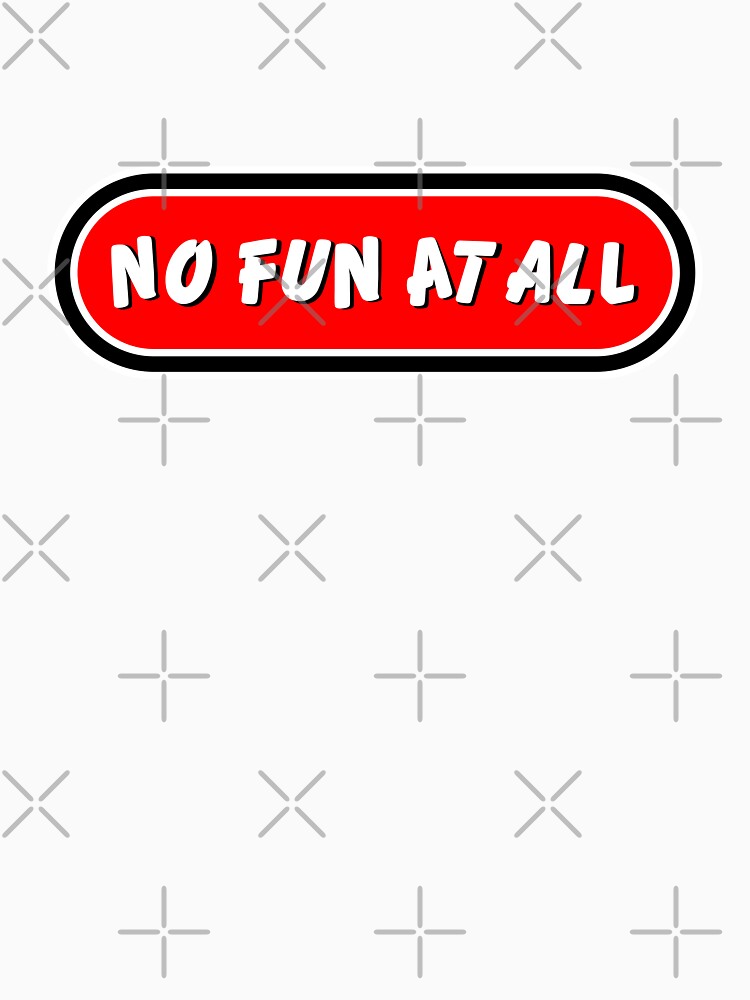 No Fun Logo by typogenix