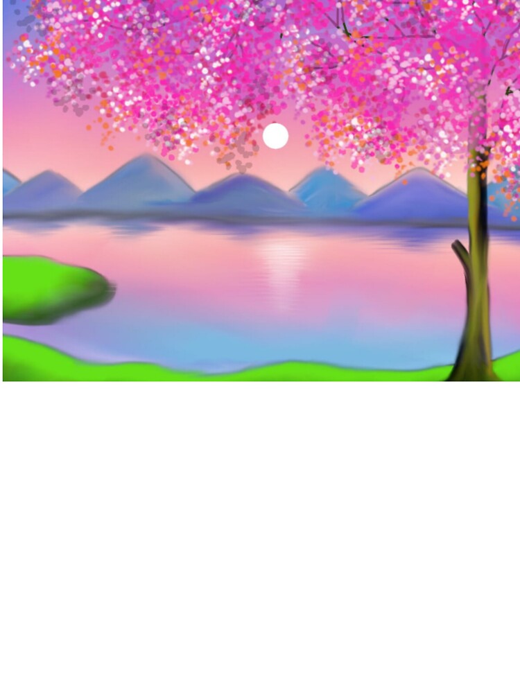 Blossom Serenity Moon by rrr-digitalarts