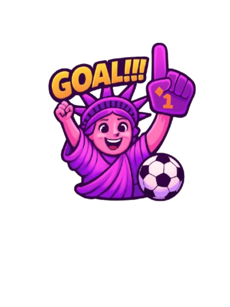 USA Soccer Super Fan Goal Sticker by Pixanova