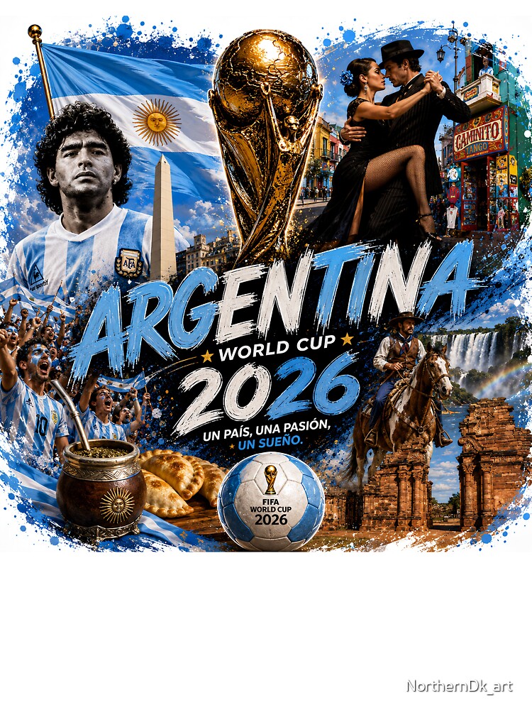 Argentina World Cup 2026 – Un País, Una Pasión, Un Sueño by NorthernDk_art