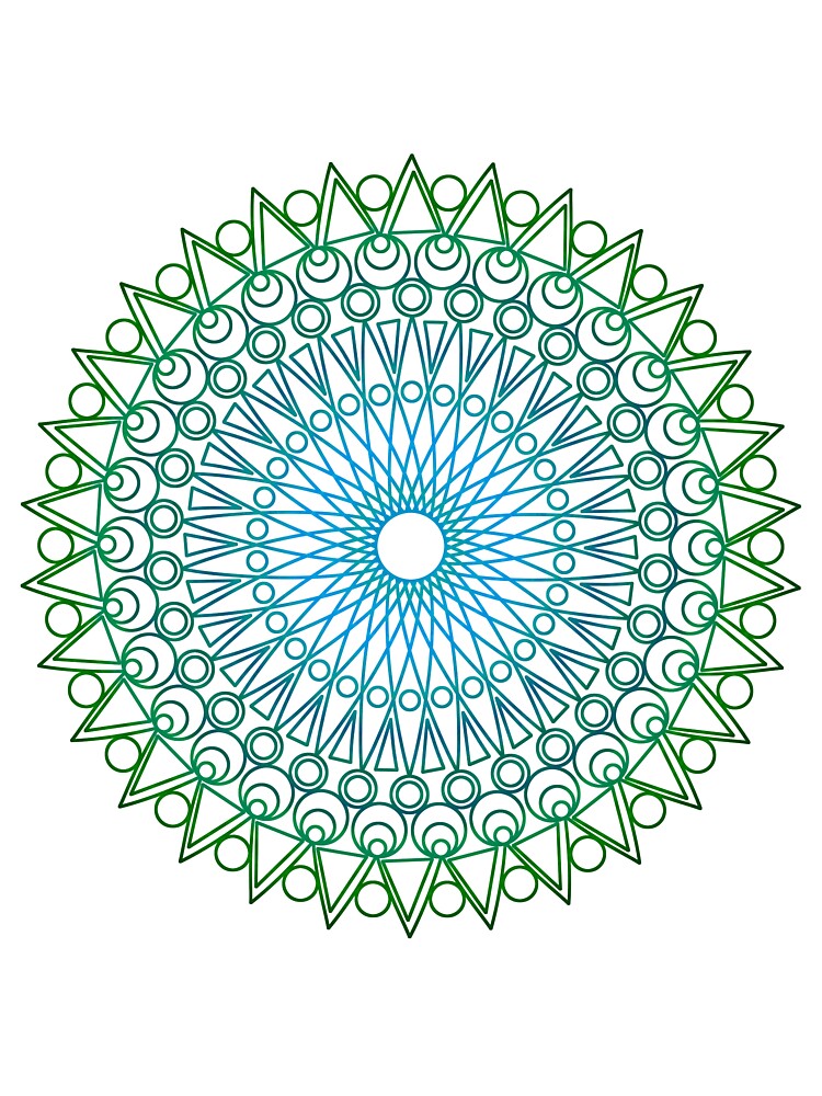 Green mandala by adiosmillet