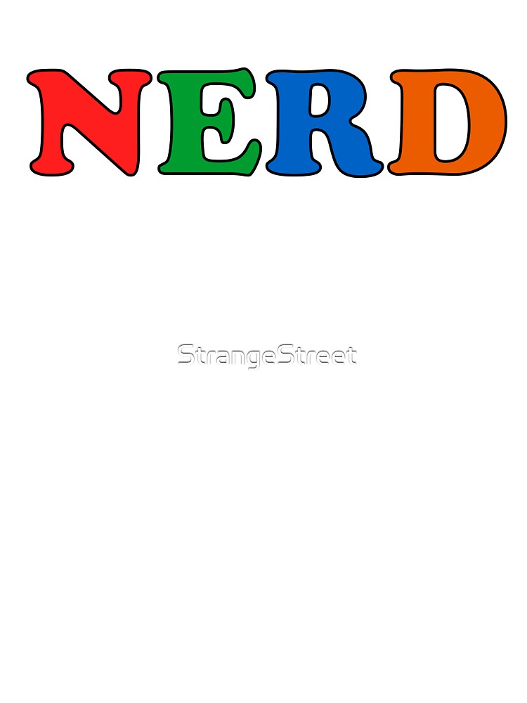 Nerd Colorful ~ Hipster Quote Book by StrangeStreet