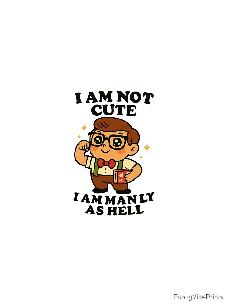 Manly Geek by FunkyVibePrints