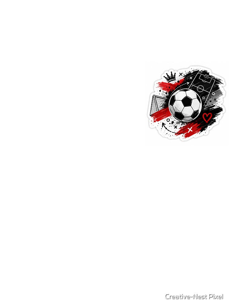 Born to Play Built to Win | Football Motivation Sticker by Creative-Nest Pixel