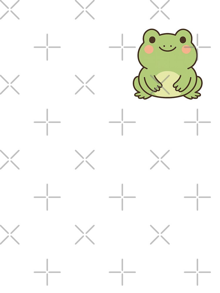 Cute Kawaii Frog – Adorable Cartoon Animal Gift for Frog Lovers by ChillTofu