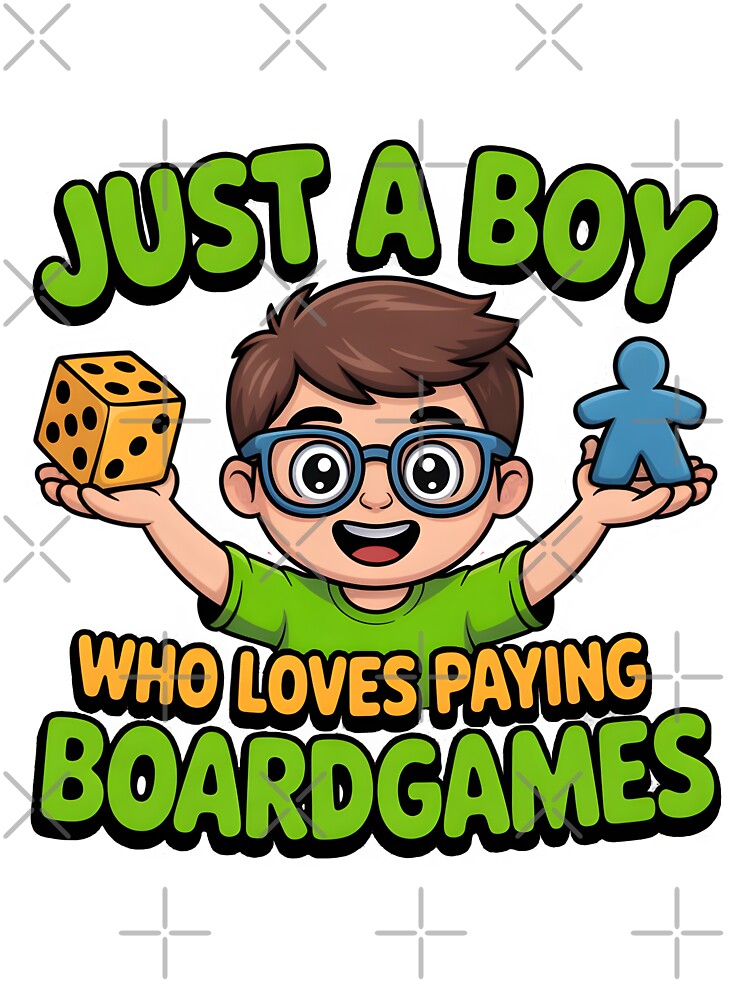 Little boy - boardgame's fan by Boardgameo