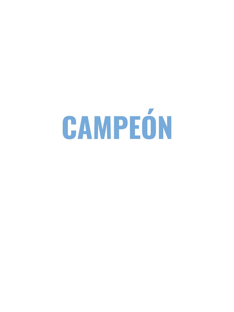 CAMPEÓN – Argentina Soccer Champion Tee | Uncle Jichuan by Uncle-Jichuan