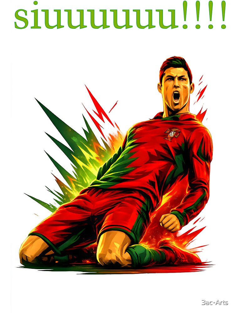 Cristiano Ronaldo Portugal Illustration | Portuguese National Team Fan Art | World Football Graphic Design by 3ac-Arts