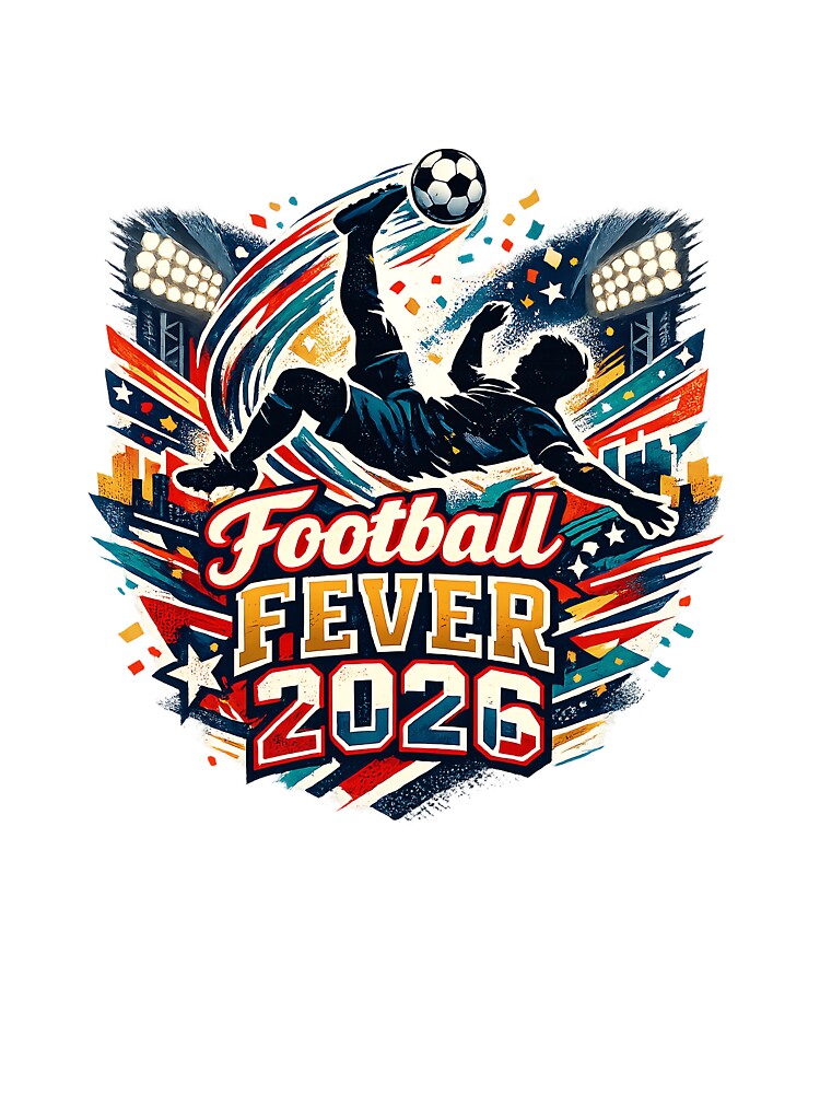 Retro Football Fever 2026 | Vintage Soccer Fan Streetwear T-Shirt by amol9999