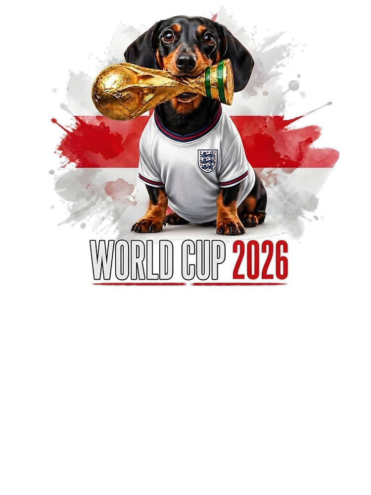 Dachshund England World Cup 2026 by Jack n' Sally's