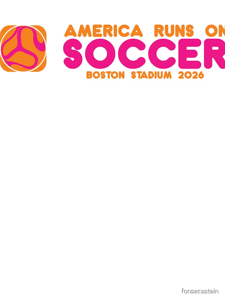 America Runs On Soccer by The Fonsecastein Shop