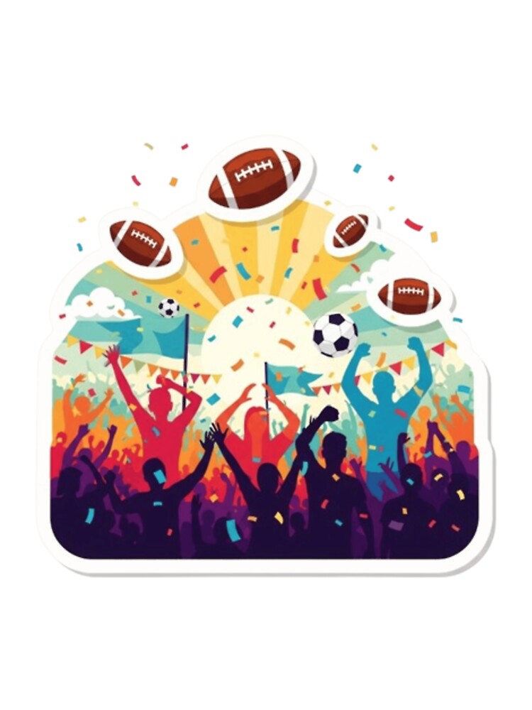 Summer Sports Celebration Crowd Sticker by abdelski