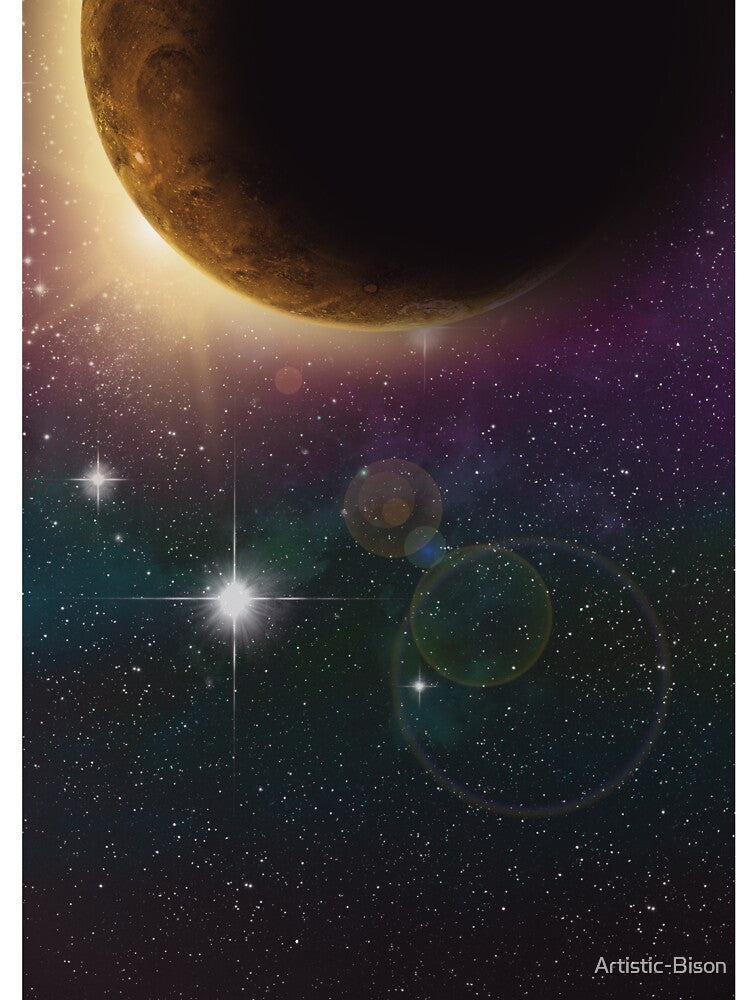 Planet Sun Poster by Artistic-Bison