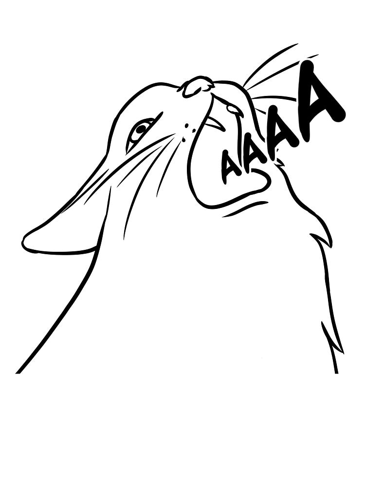 Screaming cat aaaa by Kyubell-rsj