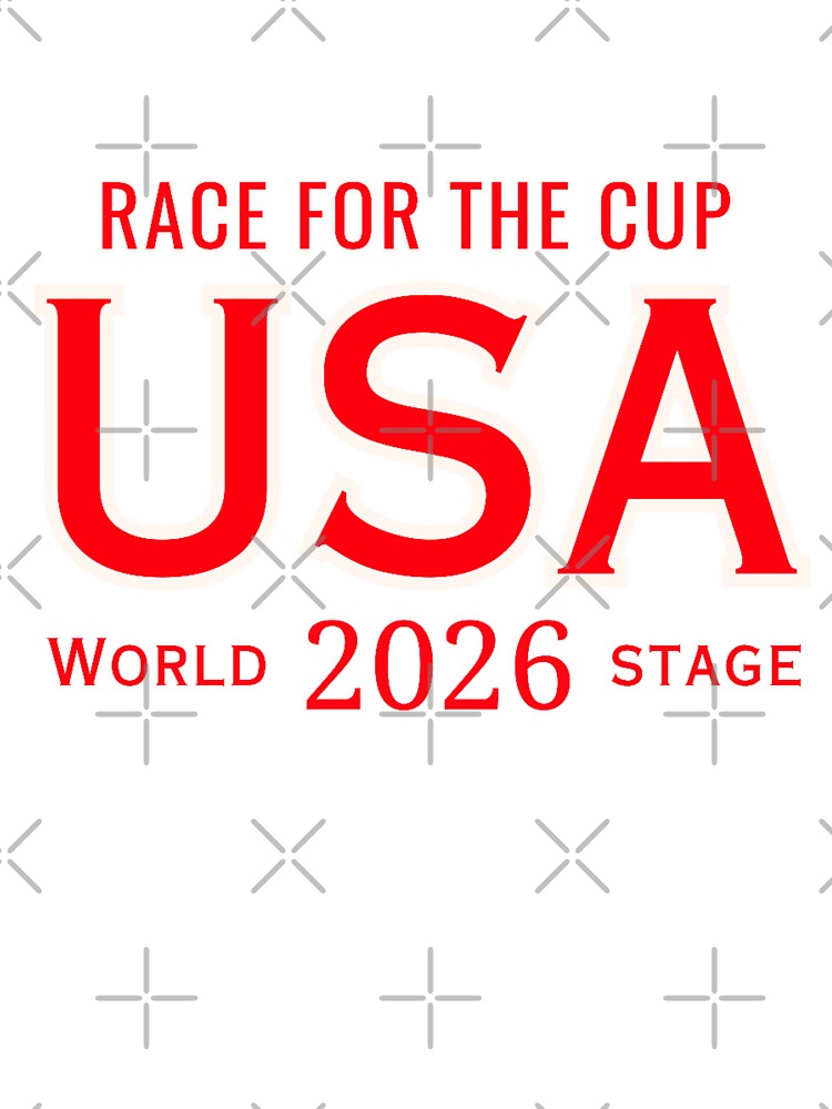 USA Soccer Race For The Cup 2026 American Football Fan Gift by Thread&Fable
