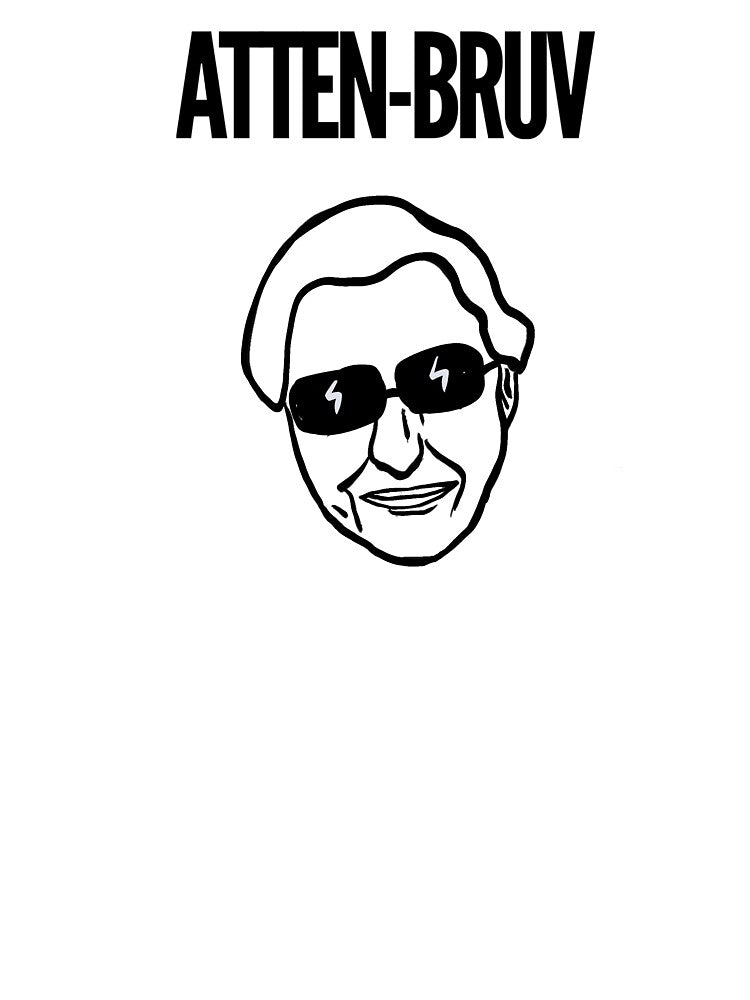 Attenbruv (David Attenborough) (dark blue) by Attenborough_Fan