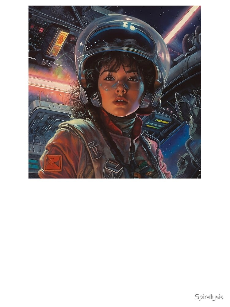 Retro 1980s SciFi Art by Spiralysis