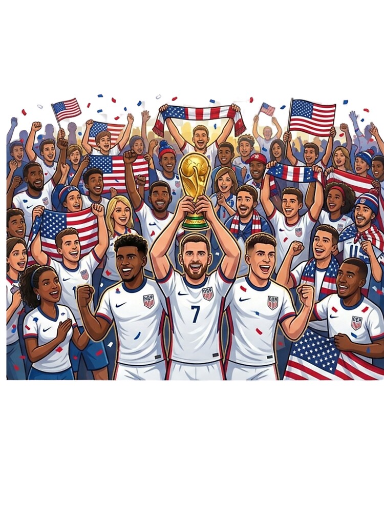 USA Soccer Pride 2026 – Stars, Stripes & Football Passion by Wear Sculpt