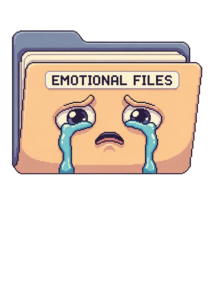 Emotional Files – Cute Pixel Folder by ShirtNook